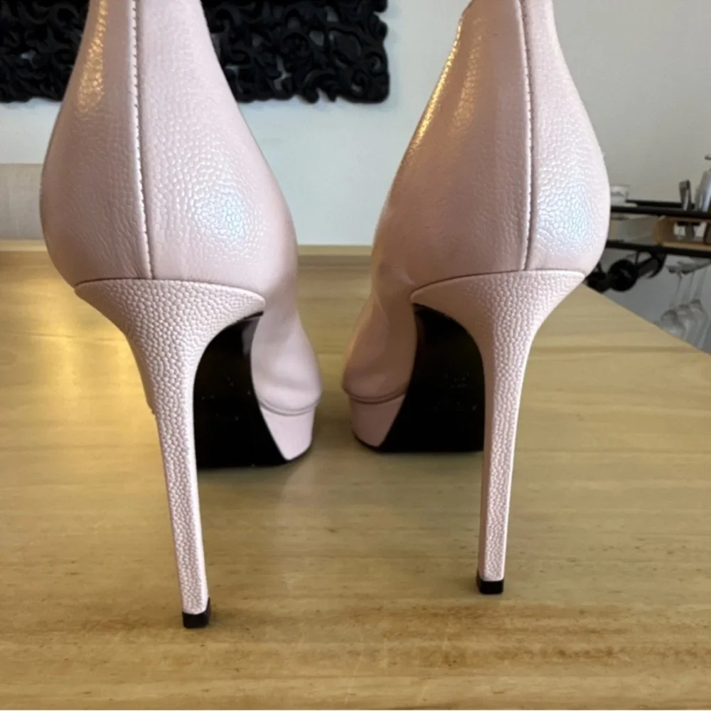Saint Laurent Blush Pink Heels - Picture 2 of 8